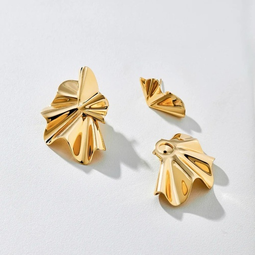 Arete Dorado Hoja